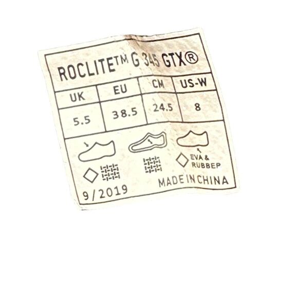 Women’s Roclite G 345 GTX athletics boots size 8 - Picture 6 of 6